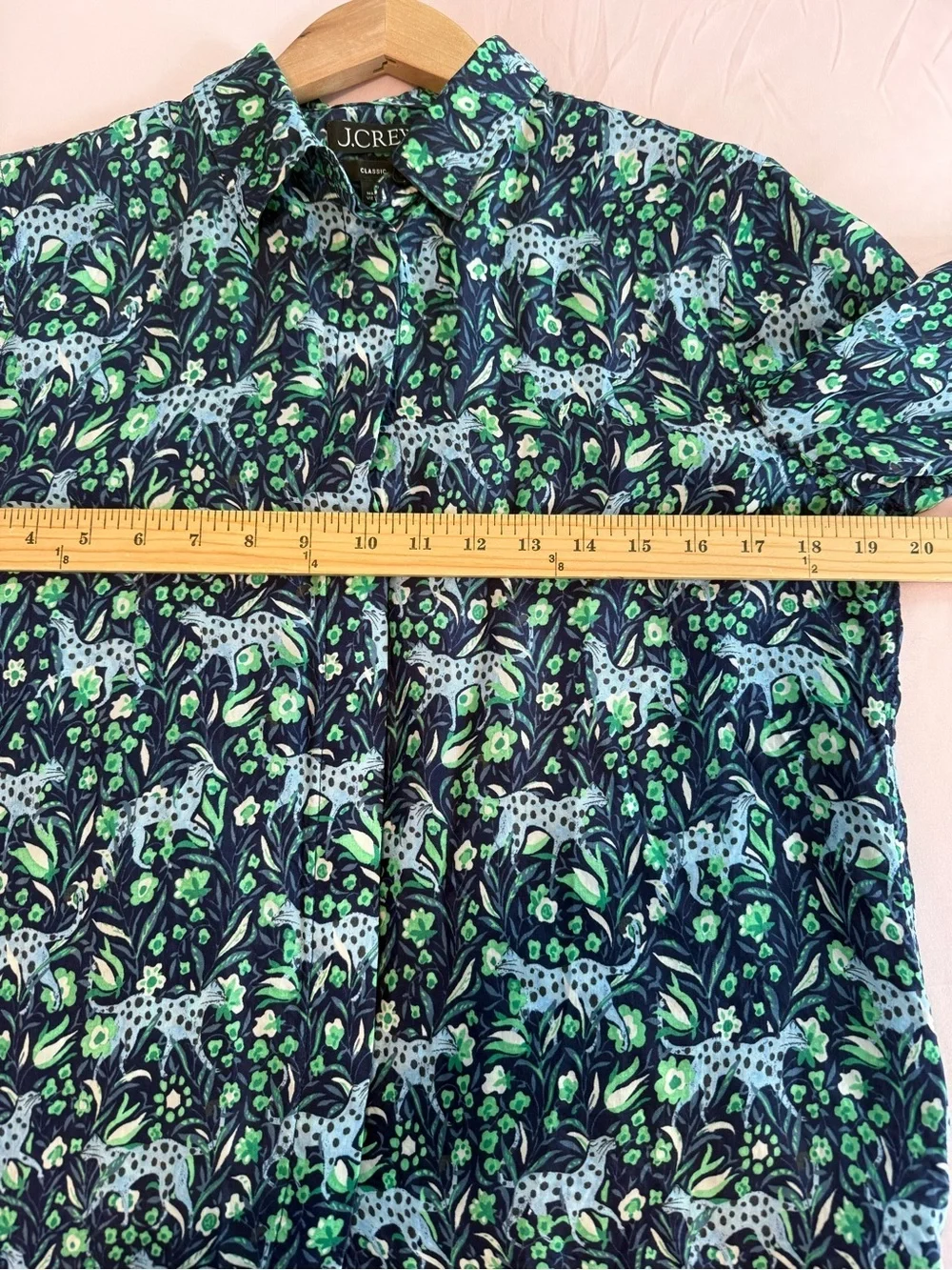 J. Crew Classic-fit shirt in fauna floral, Size 4, Like New!